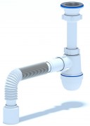 Сифон Ани Пласт C0110 1 1/2"*40 с гибкой трубой 40*50 Сифон Ани Пласт C0110 1 1/2"*40 с гибкой трубой 40*50