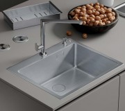 Мойка кухонная Roxen Simple 560220-60 60x48 сатин Мойка кухонная Roxen Simple 560220-60 60x48 сатин